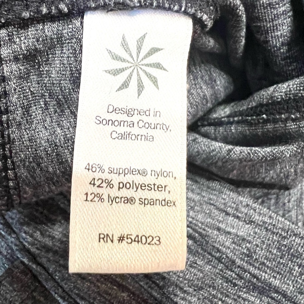 Athleta Gray Space Dye Metro Joggers Active Athletic Women’s Large - Picture 11 of 13